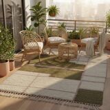 Traditional handmade pure wool rug size 150x250 cm