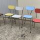 Mismatched Formica chairs