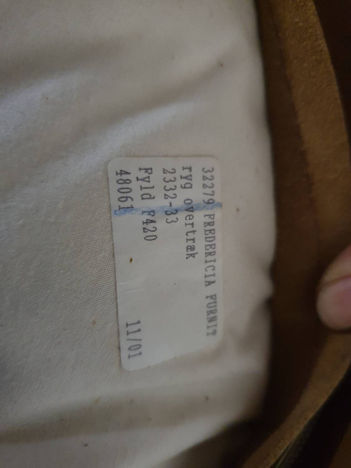 Sofa “2343” by Borge Mogensen for Fredericia , Denmark 1960’s