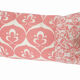 Housse de coussin brodé blanc / rose vif - 30 x 50