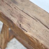 Vintage stool, wooden stool, antique stool, plant stand, small bench