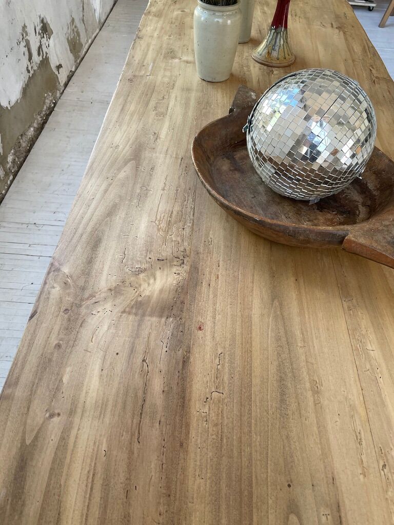 Oak and pine farm table 2m