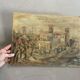 Peinture sur carton ancienne