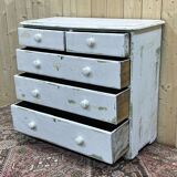 Victorian chest of drawers nineteenth in fir