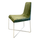 Chaises design Ligne Roset - So par Soda design - velours vert ni