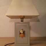 Lamp Turtle golden brass lacquered 70s