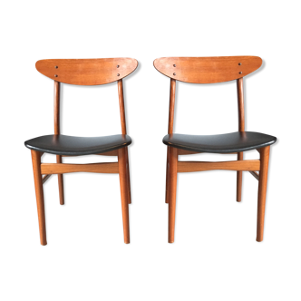 Duo de chaises scandinaves