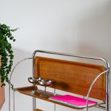 Rolling trolley in formica and chrome Design, 1970