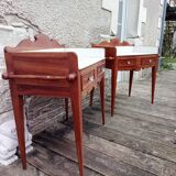 Pair of toilet tables
