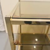 Hollywood Regency coffee table / end table dlg Guy Lefèvre circa 1970
