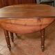 Round table cherry wood shutters, 6 feet, extendable 10/12 cutlery