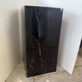 Black Marquina marble vanity unit