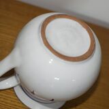 Vintage blue patterned pitcher