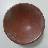 Ancient tripod bowl in terracotta pre-columbian art
