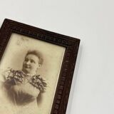 Wooden frame duo with relief