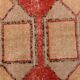 Turkish Red & Cream Oriental Vintage Runner Ruıg, 87x379Cm