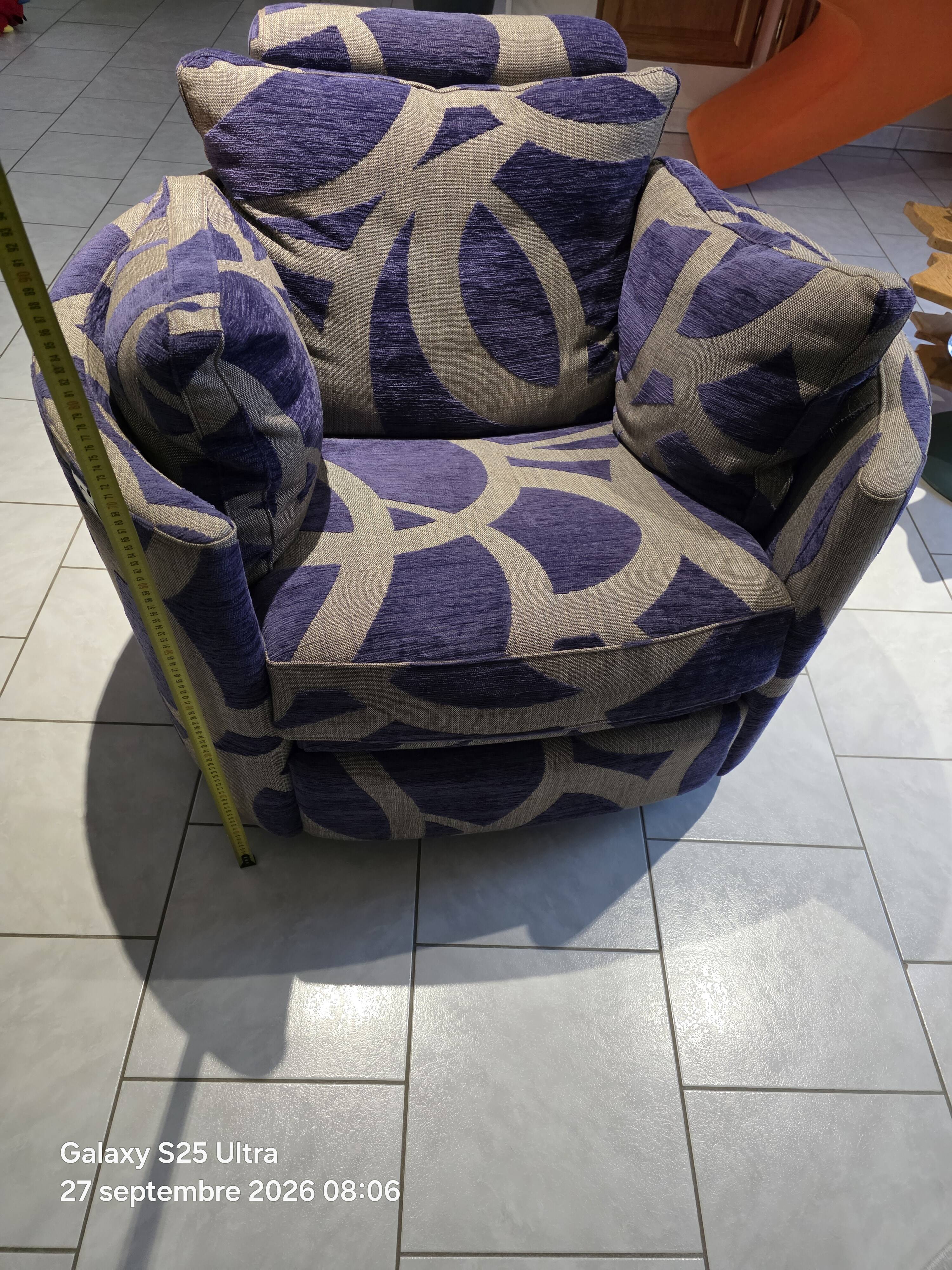 Designer armchair
