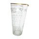 Engraved and gilded crystal jug 1900-1920