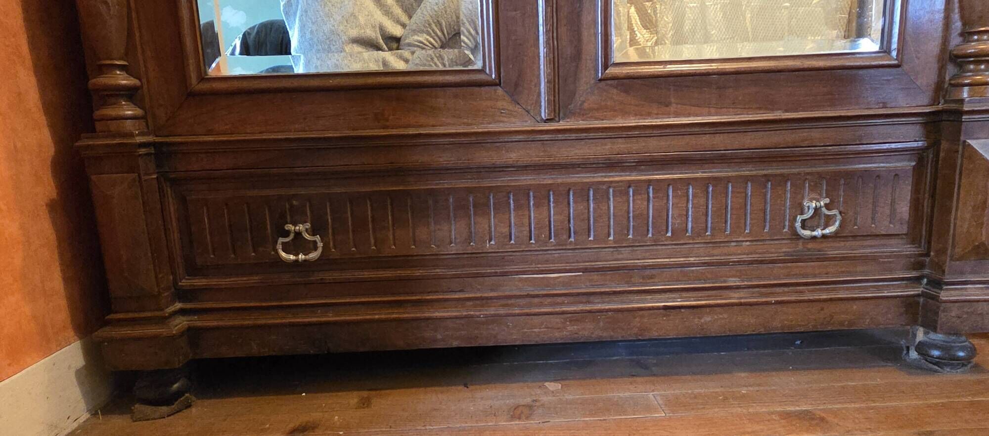 Large antique wardrobe in the style of Henri II / Neo-Renaissance – late 19th century