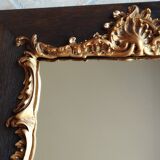 Black and gold mirror