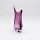 Murano Sommerso Vase Sculptural Organic Amethyst