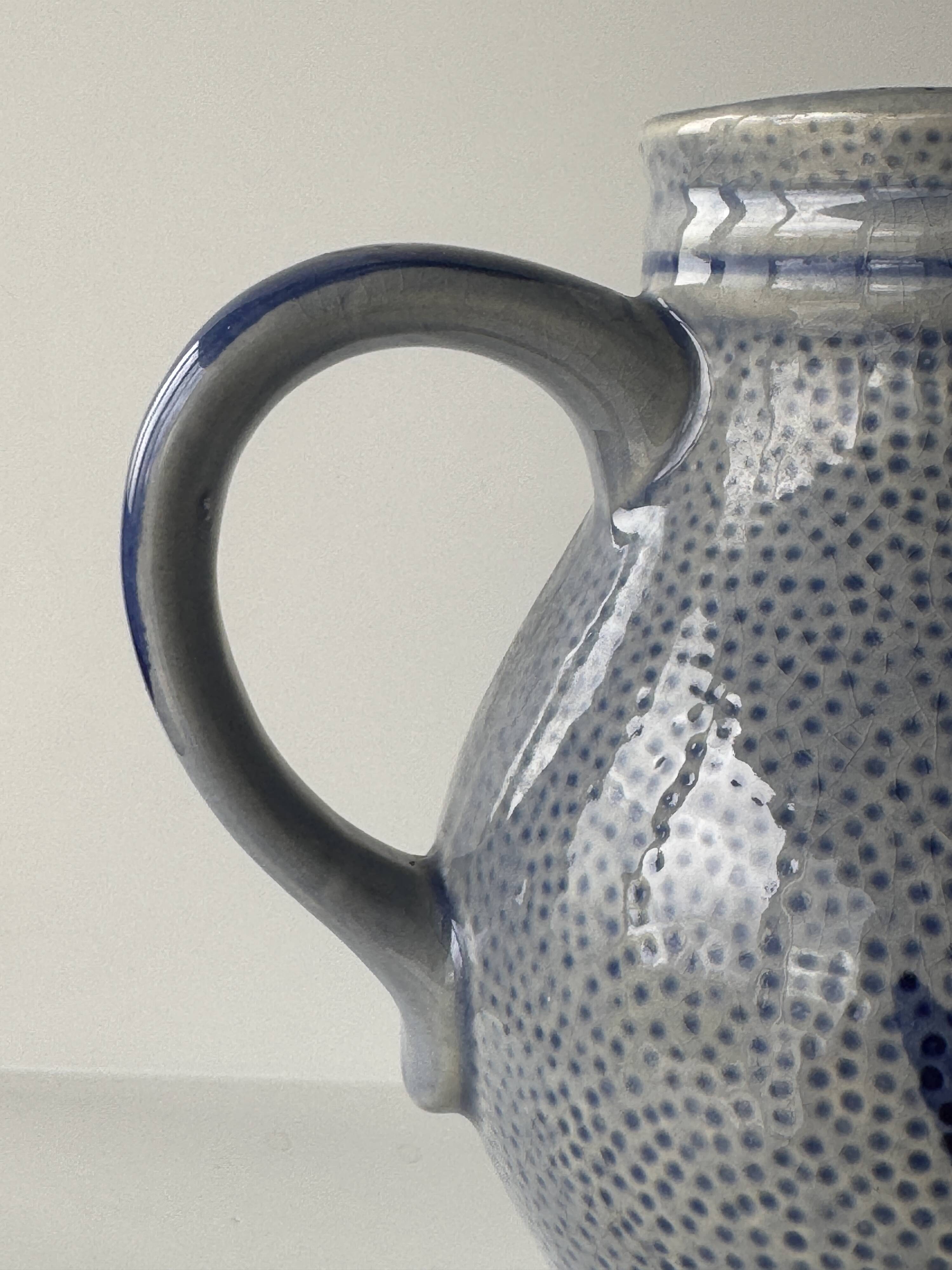 Carafe West Germany bleue H19,5