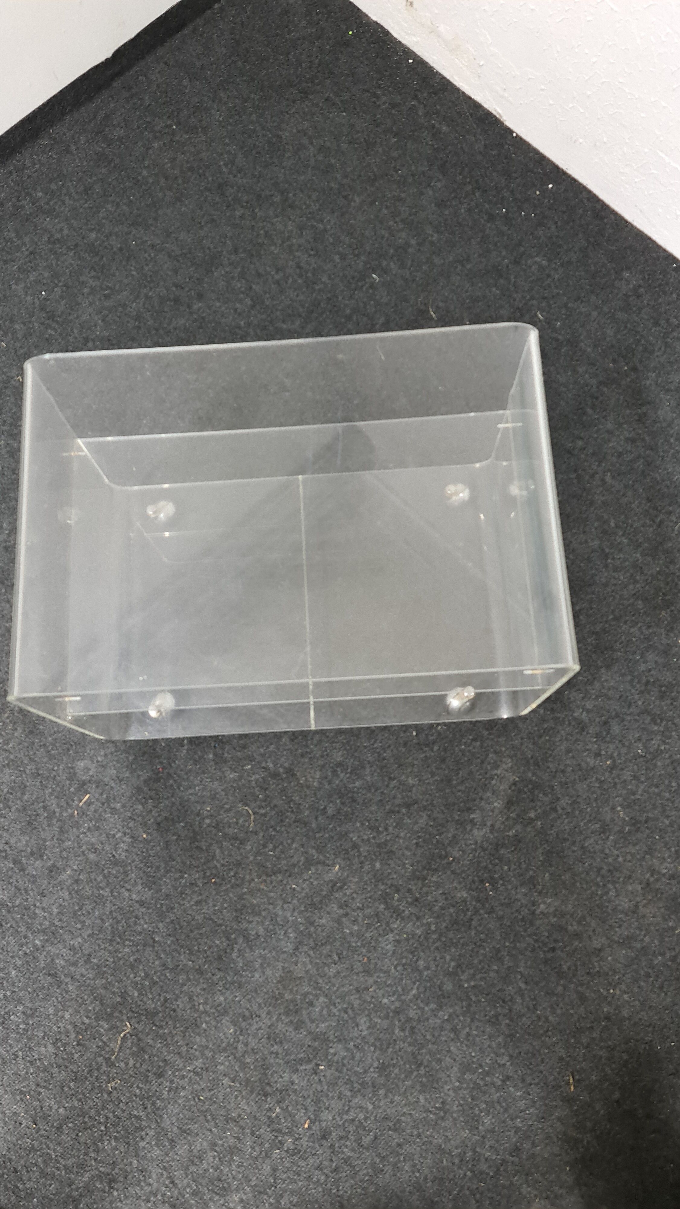 Vintage perspex/acrylic trolley or side table