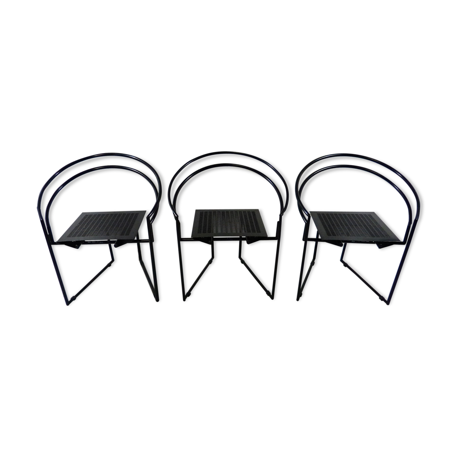 Set of 3 La Tonda chairs by Mario Botta for Alias, Italy 1987