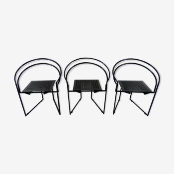 Set of 3 La Tonda chairs by Mario Botta for Alias, Italy 1987