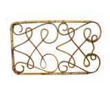 Vintage rattan headboard