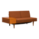 Svane daybed by Igmar Relling in original dark orange wool upholstery, Norway 1970s