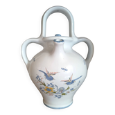 Large decorative earthenware jug from La Chapelle-des-Pots – 38 cm – Decor