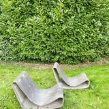 2 Willy Guhl Loop chairs