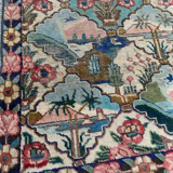 Vintage decorative carpet Mahal 129x79cm