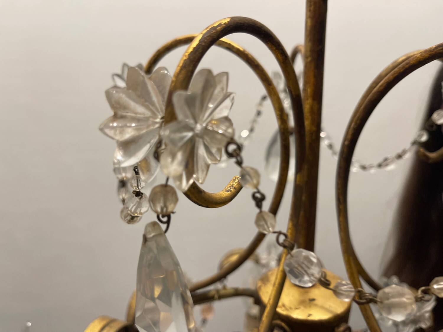 Florentine Murano Glass Drop Chandelier