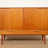 Vintage cabinet | Danish design | sliding doors | Gunni Omann | 180 cm