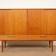 Vintage cabinet | Danish design | sliding doors | Gunni Omann | 180 cm