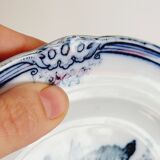2 old Moss Rose J. Ridsway English porcelain plates
