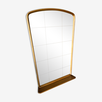 Wall mirror, with rimmed frame