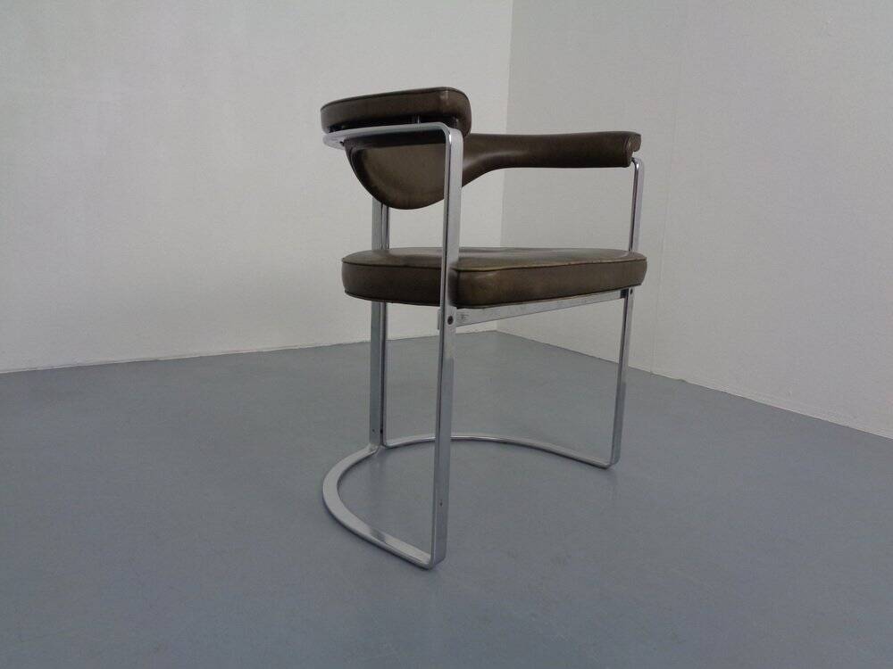 Mocdl 6911 Armchair in Leather by Horst Brüning for Kill International, 1968