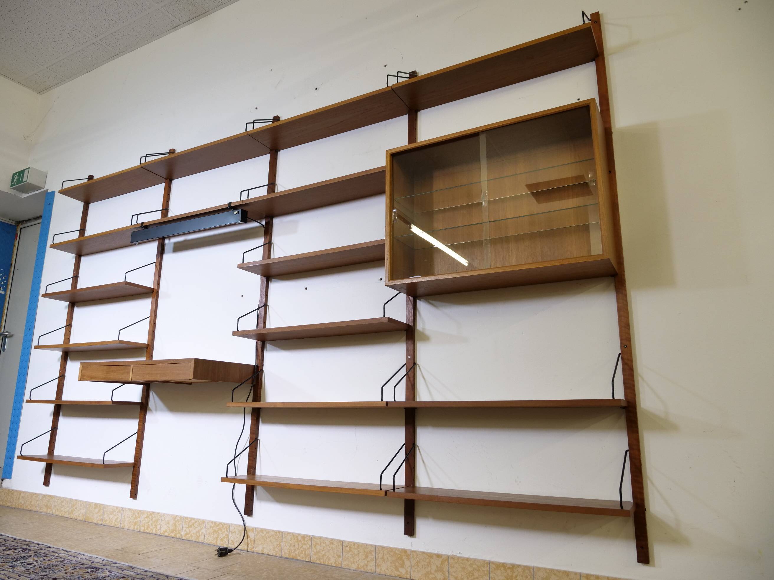 Modular Mid Century Royal Wall System in Teak by Poul Cadovius, 1960s