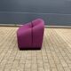 2x Artifort Groovy F598 by Pierre Paulin, Violet, original