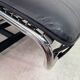 Vintage LC4 Chaise Longue by Le Corbusier in black leather