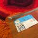 XXL Ege Taepper Rya De Luxe rug, Orange wool rug 70