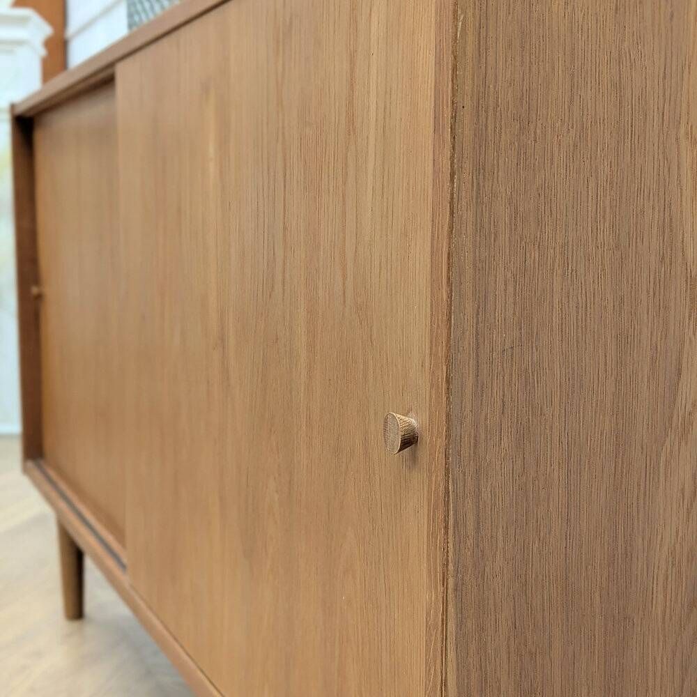 Vintage Danish oak sideboard from the 1960s.