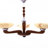 Art Deco chandelier, Poland, 1950s.