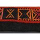 Vintage Turkish Oushak Handmade Wool Cotton Red Runner Rug 115x470