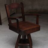 Swivel armchair Dutch design Amsterdam art deco 1930