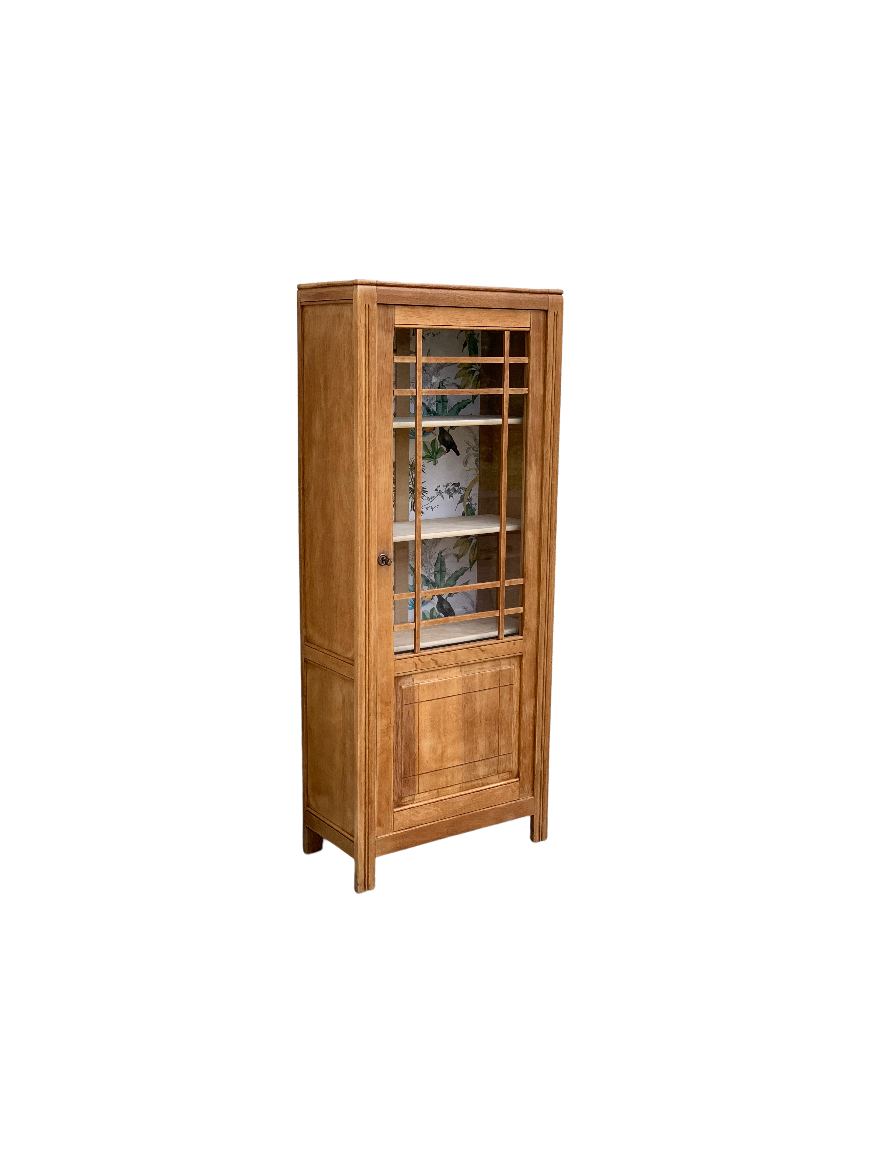Parisian glazed wardrobe raw wood 1930