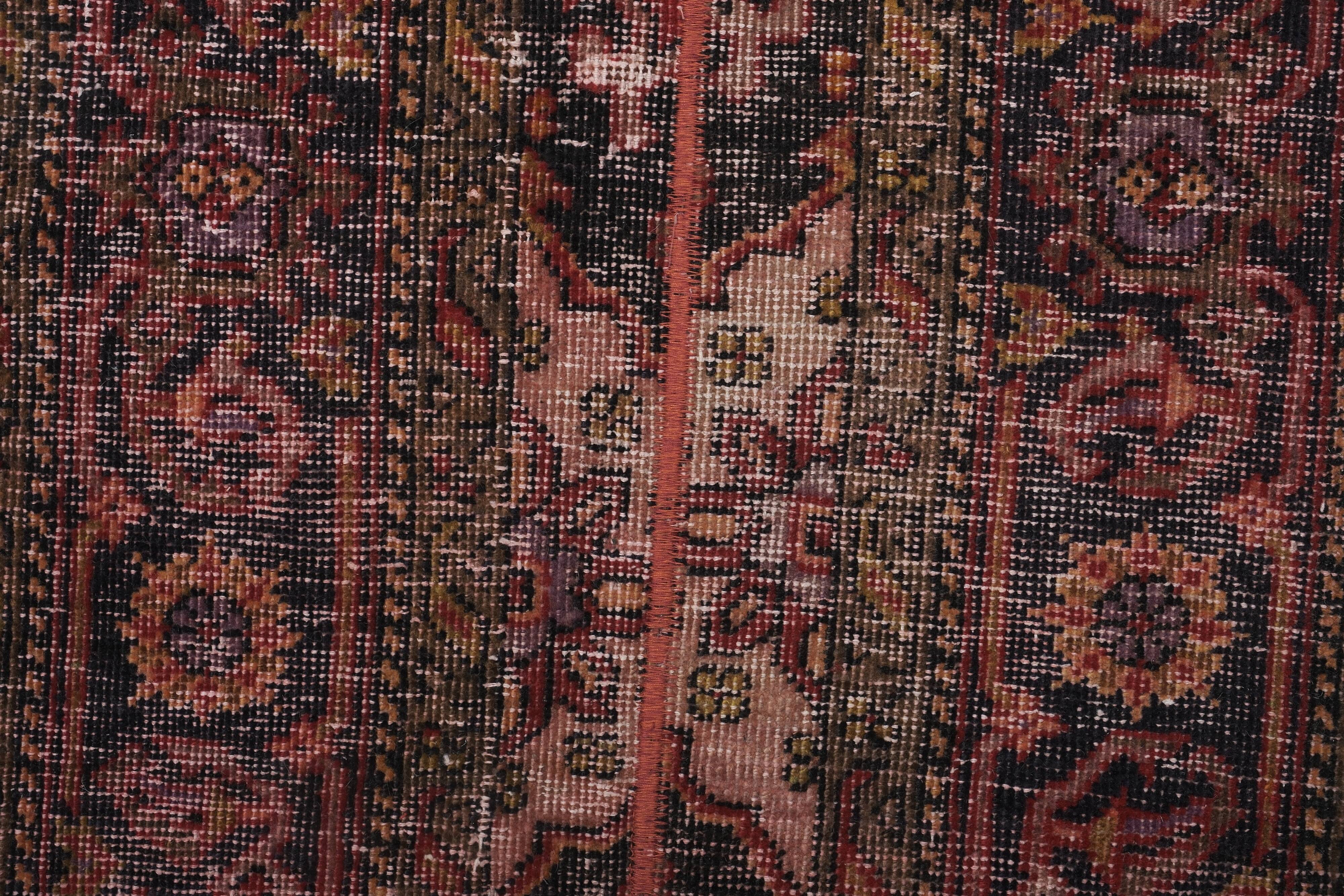 Vintage Turkish Oushak Handwoven Rug 65x407 cm